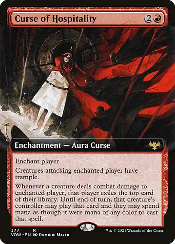 Curse of Hospitality - vow Spoiler