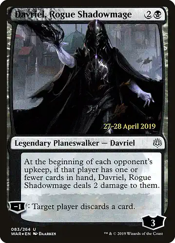 Davriel, Rogue Shadowmage - war Spoiler