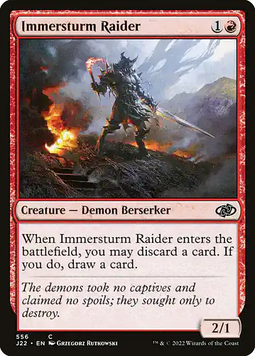 Immersturm Raider - j22 Spoiler