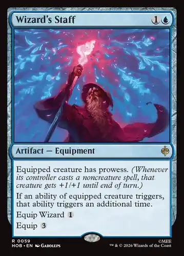 Wizard's Staff - hob Spoiler