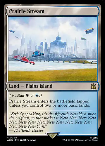 Prairie Stream - who Spoiler
