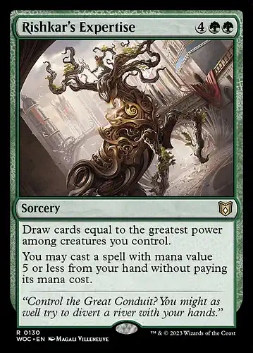 Rishkar's Expertise - woc Spoiler
