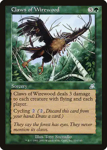 Claws of Wirewood - scg Spoiler