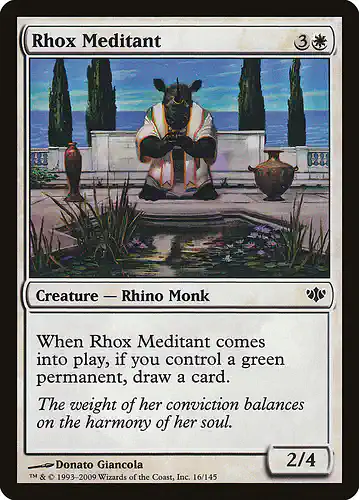 Rhox Meditant - con Spoiler