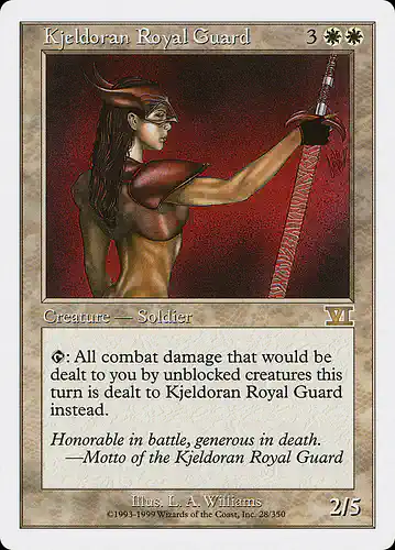 Kjeldoran Royal Guard - 6ed Spoiler