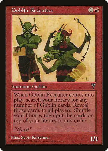 Goblin Recruiter - vis Spoiler