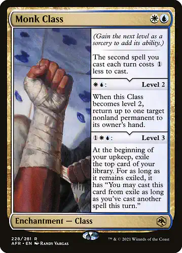 Monk Class - afr Spoiler