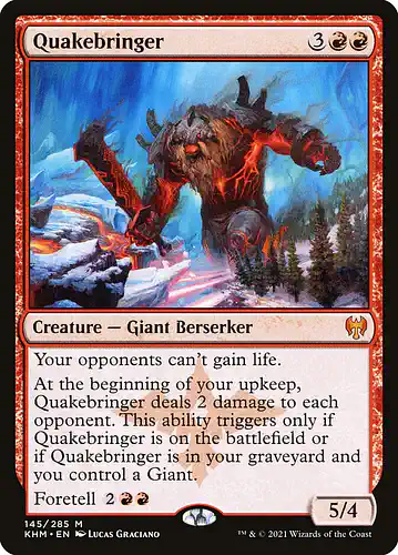 Quakebringer - khm Spoiler