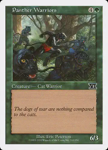 Panther Warriors - 6ed Spoiler