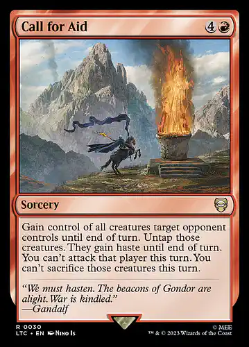 Call for Aid - ltc Spoiler