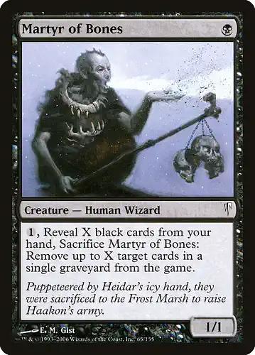 Martyr of Bones - csp Spoiler
