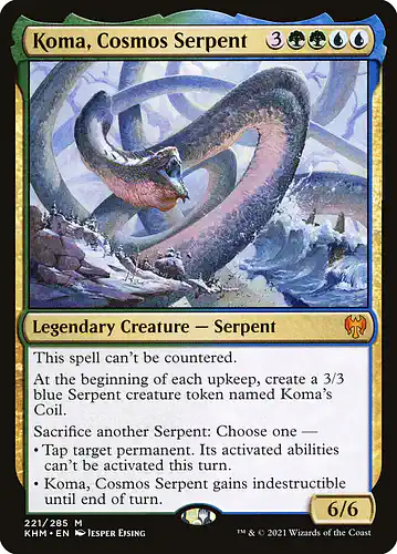 Koma, Cosmos Serpent - khm Spoiler