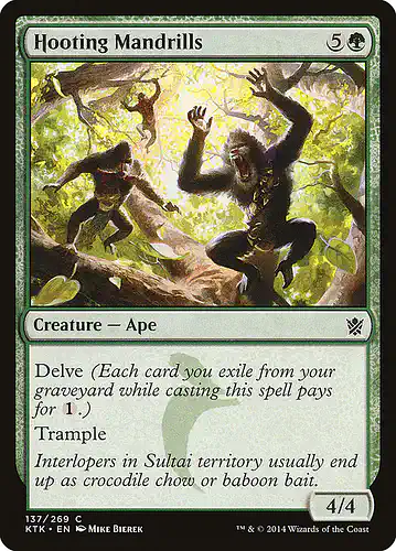 Hooting Mandrills - ktk Spoiler