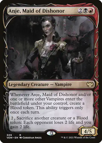 Anje, Maid of Dishonor - vow Spoiler