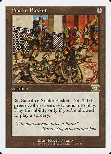 Snake Basket - 6ed Spoiler