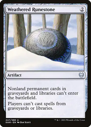 Weathered Runestone - khm Spoiler