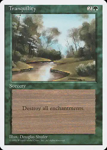 Tranquility - 4ed Spoiler