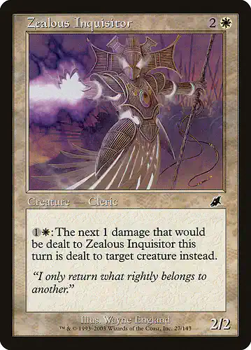 Zealous Inquisitor - scg Spoiler