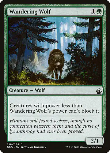 Wandering Wolf - bbd Spoiler