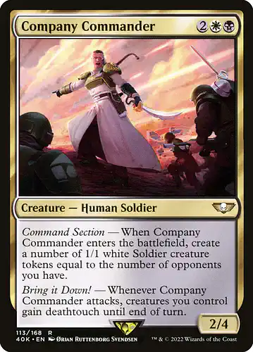 Company Commander - 40k Spoiler