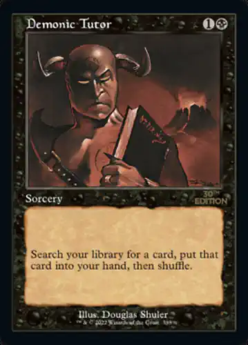 Demonic Tutor - 30a Spoiler