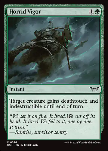 Horrid Vigor - dsk Spoiler