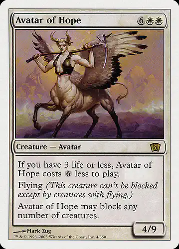 Avatar of Hope - 8ed Spoiler