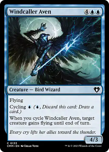 Windcaller Aven - cmm Spoiler