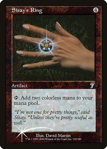 Sisay's Ring - 7ed Spoiler