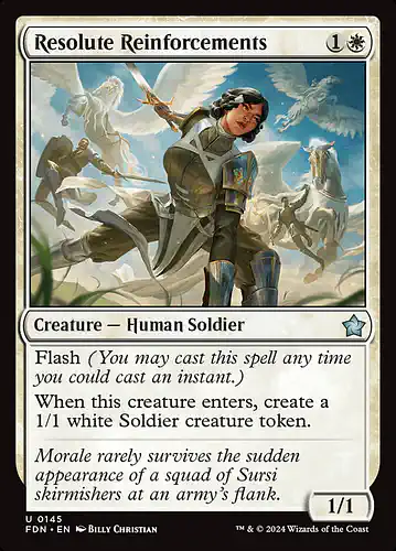 Resolute Reinforcements - fdn Spoiler