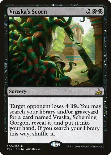 Vraska's Scorn - rix Spoiler