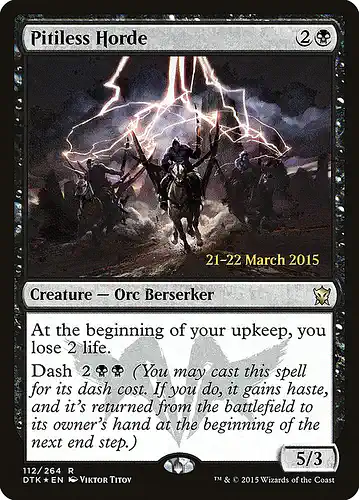 Pitiless Horde - dtk Spoiler