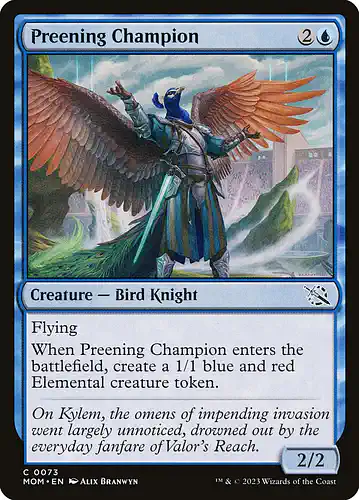 Preening Champion - mom Spoiler