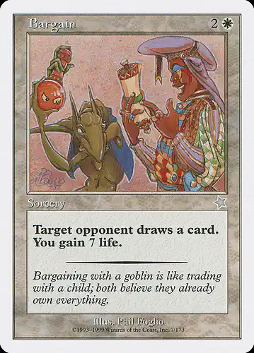 Bargain - s99 Spoiler