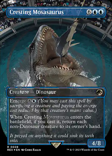 Cresting Mosasaurus - rex Spoiler