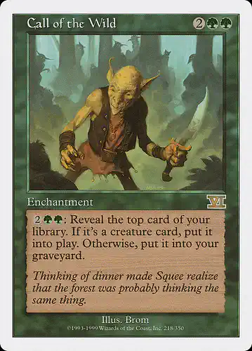 Call of the Wild - 6ed Spoiler