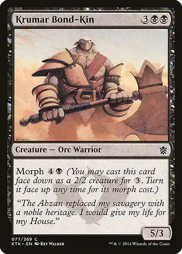 Krumar Bond-Kin - ktk Spoiler