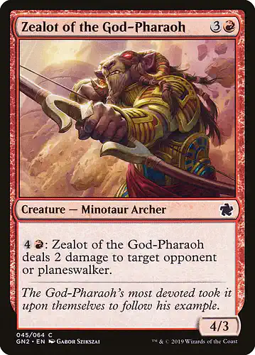 Zealot of the God-Pharaoh - gn2 Spoiler
