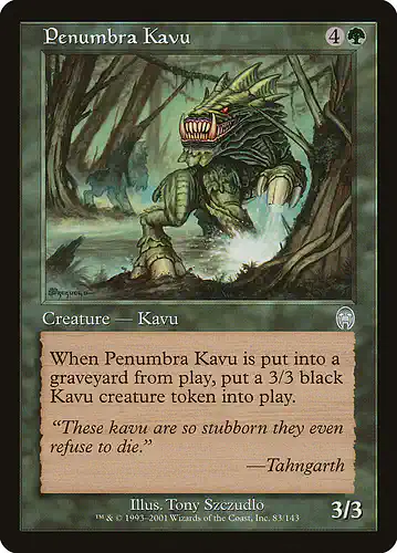 Penumbra Kavu - apc Spoiler
