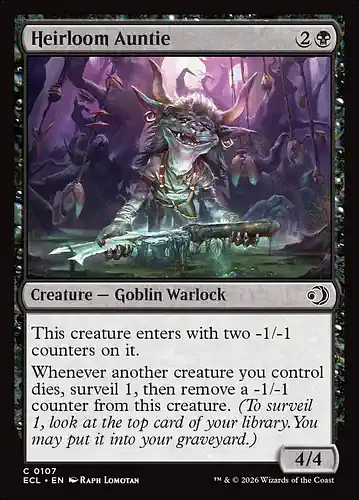 Heirloom Auntie - ecl Spoiler