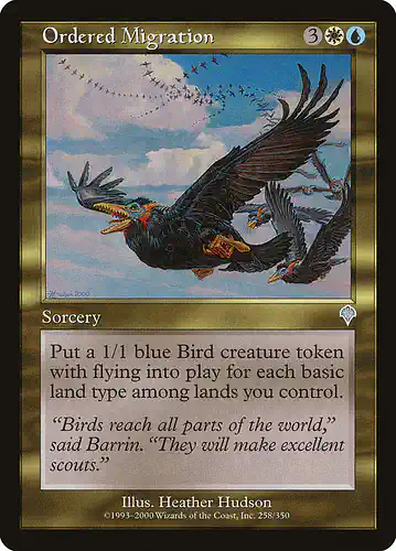 Ordered Migration - inv Spoiler