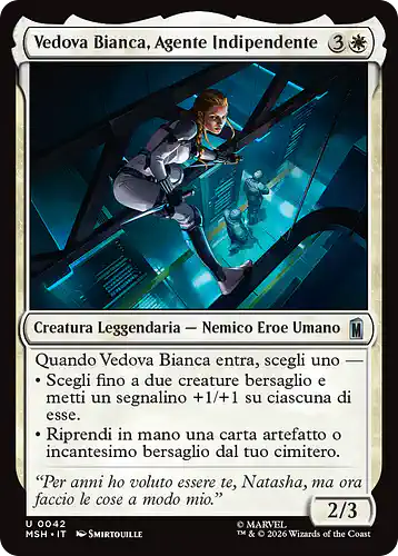 White Widow, Free Agent - msh Spoiler