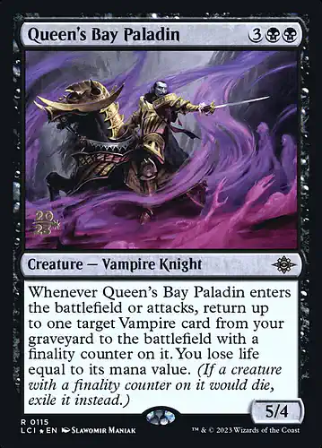 Queen's Bay Paladin - lci Spoiler