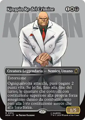 The Kingpin of Crime - msh Spoiler