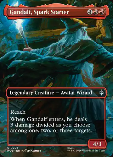 Gandalf, Spark Starter - hob Spoiler