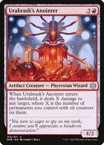 Urabrask's Anointer - one Spoiler
