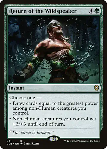 Return of the Wildspeaker - clb Spoiler