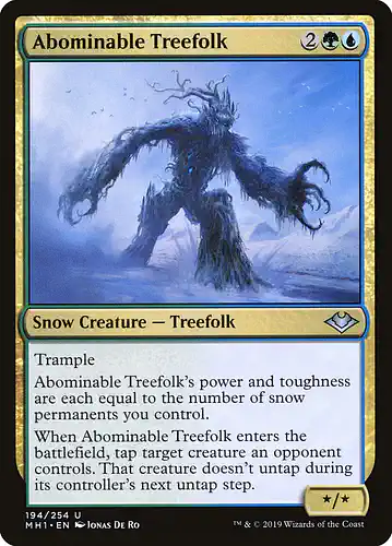 Abominable Treefolk - mh1 Spoiler