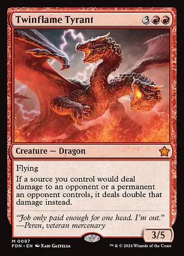 Twinflame Tyrant - fdn Spoiler
