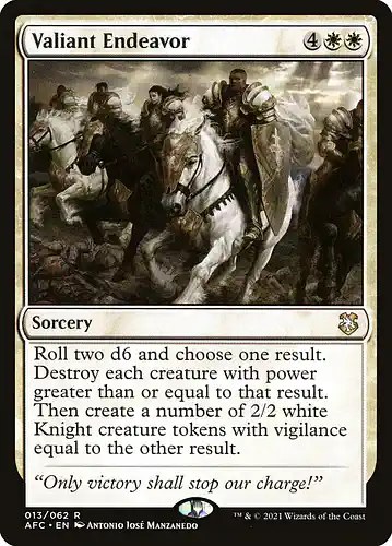 Valiant Endeavor - afc Spoiler
